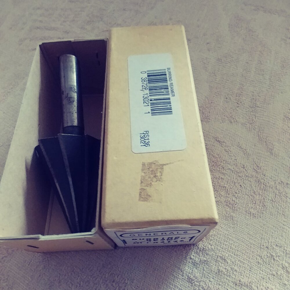 General RS136 Burring Reamer ~ 1/4" to 1-1/2", Made in Japan